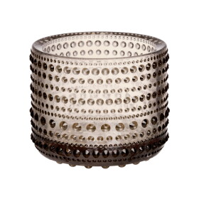 Iittala Skleněný svícen Kastehelmi 6,4 cm – Linen, fialová barva, sklo