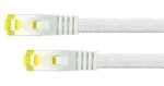 Python Cat7 S/FTP bílá / Patch kabel / Nylonové opletení / 3 m / 500 MHz (8070PY-030W)