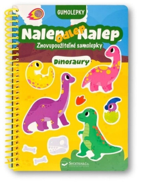 Nalep, odlep, nalep! Gumolepky Dinosaury