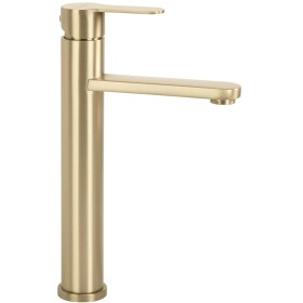 REA - Umyvadlová vysoká baterie Arcos Brush Gold REA-B6972