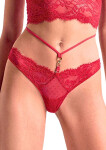 Dámská tanga Siélei 22128 Červená XL