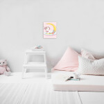 Antistresové omalovánky TSvetnoy TSvetnoy, LC026e, Diamond painting - diamantové malování, 20 x 30 cm, Spící jednorožec