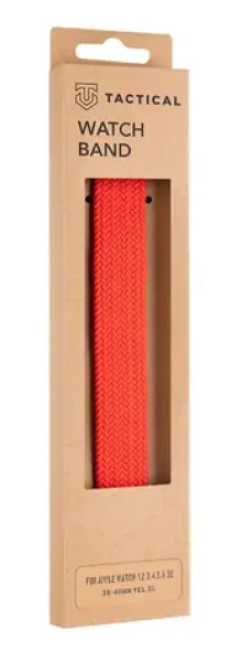 Tactical 768 Pletený Převlékací Řemínek pro Watch 38 40mm vel. XL červená (8596311138560)