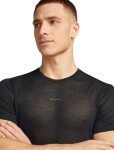 ICEBREAKER Mens 75 Cool-Lite Featherlight SS Crewe, Black velikost: XXL