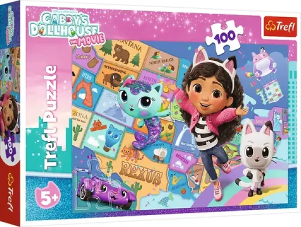 TREFL Puzzle Gábinin kouzelný domek: Přátelství v kočičím domku