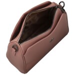 Módní dámská koženková crossbody kabelka Coveri Leanne, starorůžová