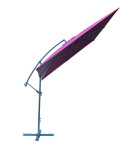 Rojaplast Slunečník kovový 8080 - 270x270cm- bordó