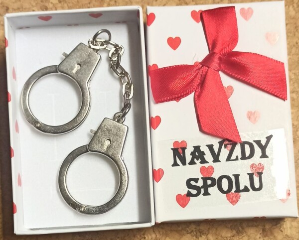 Kovová pouta na prsty Navždy spolu