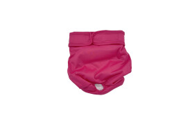 Pink růžové hárací kalhotky pro psa Barva: Tmavě růžová, Obvod slabin (cm): 40 - 46