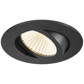 SLV 1007436 NEW TRIA UNIVERSAL 68 LED vestavné svítidlo, LED, 8.6 W, černá