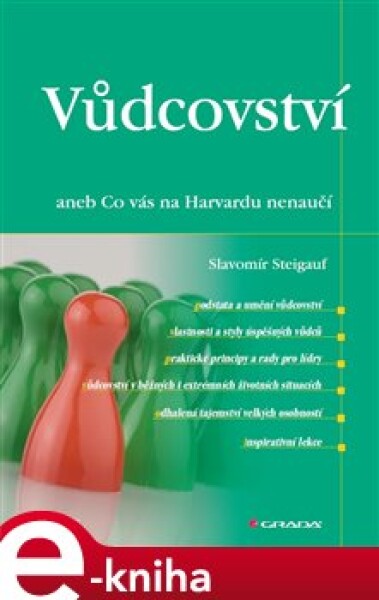 Vůdcovství. aneb Co vás na Harvardu nenaučí - Slavomír Steigauf e-kniha