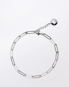 FURIOSA® Paperclip Vibe Bracelet STŘÍBRNÁ