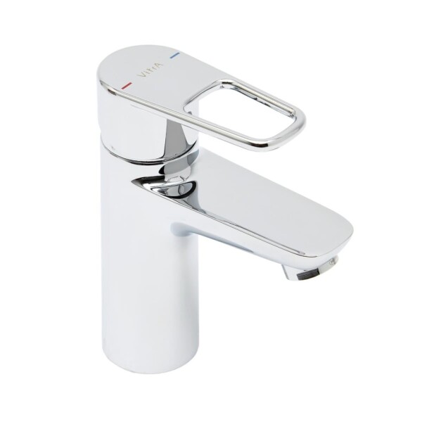 Umyvadlová baterie VitrA Flow Soft nízká bez výpusti chrom A42990 A42990