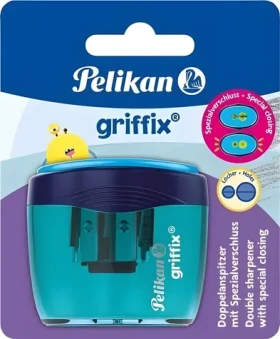 Pelikan Ořezávátko griffix dvojité modré / Ořezávátko / 2 otvory / odnímatelný zásobník (701266)
