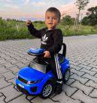 Mamido Dětské odrážedlo auto Range Rover styl modré Gumová kola