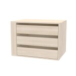 Nábytek Mikulík Skříň FLEXI 2 - 2x dveře dělené sklem LACOBEL ROZMĚR: (š/v/h) 200 x 240 x 65 cm