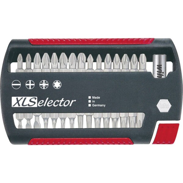 Wiha XSelector 29417 sada bitů, 31dílná, plochý, křížový PH, křížový PZ, TORX, 1/4 (6,3 mm)