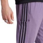 Kalhoty adidas Essentials Single Jersey Tapered Open Hem 3-Stripes IJ8699