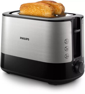 Philips Viva Collection HD2635/90 stříbrná / Topinkovač / 950 W / aut. vypnutí (HD2635/90)