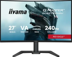 27" Iiyama G-Master GCB2784HSU-B1 černá / Monitor / VA Curved / 1920 x 1080 / 240 Hz / 0,7 ms / FreeSync Premium (GCB2784HSU-B1)