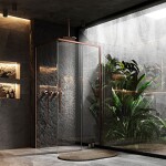 REA - Sprchový kout SOLAR - Copper Brush 120x90 REA-K9514