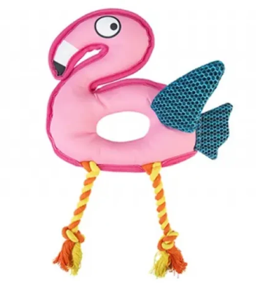 Pet Pro Floating Flamingo Rope Dog Toy / Plovoucí hračka plameňák s lanem (10700513)