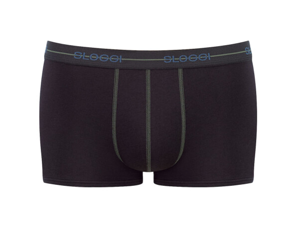 Pánské boxerky Start Hipster C2P box - UNKNOWN - černé/modré V004 - Sloggi UNKNOWN 5