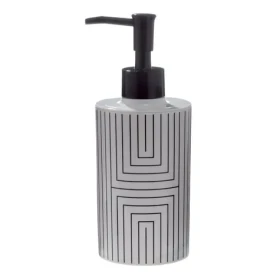Spirella GRAPHIC dávkovač mýdla bílo-černý / polresin / 380 ml (3478680076498)