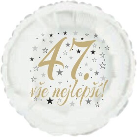 47. narozeniny balónek kruh Balonky.cz 47. narozeniny balónek kruh Balonky.cz