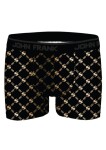 Pánské boxerky John Frank JFBDMET101-CHAIN GOLD