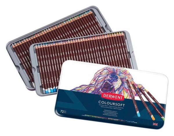 Sada měkkých pastelek Coloursoft 72ks