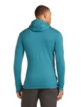 Pánská merino mikina s kapucí ICEBREAKER Mens 260 Quantum IV LS Zip Hood, Topaz velikost: L