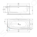 Kielle - Arkas I Zrcadlová skříňka s LED osvětlením, vyhříváním a USB portem, 80x70x13 cm, matná černá 50111814