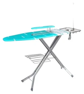 BRILANZ Professional žehlicí prkno modré / Žehlicí plocha 130 x 48 cm (A16165)