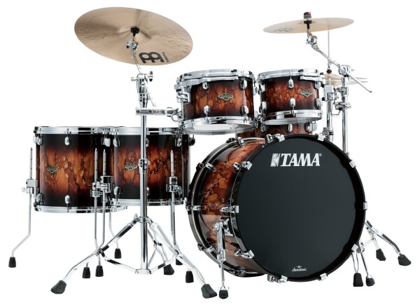 Tama Starclassic Walnut/Birch Lacquer Shell Molten Brown Burst Rock Se