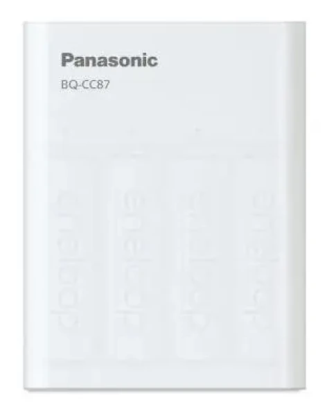Panasonic Eneloop nabíječka Smart BQCC87 + 4x AA 2000 mAh / Ni-MH / 4ks (K-KJ87MCD40USB)