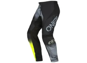 ONeal Element Racewear V.22 pánské kalhoty Black/Grey/Yellow vel.