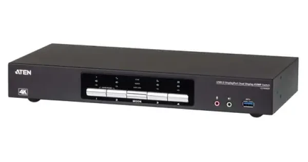 ATEN 4-Port USB 3.0 4K DisplayPort / KVM přepínač / Ethernet (CS1944DP-AT-G)