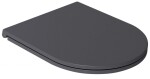 ISVEA - INFINITY WC sedátko, SLIM, Soft Close, Easy Take, antracit 40KF0522I-S