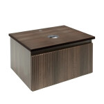 Koupelnová skříňka s krycí deskou SAT Evolution 58x30x44,8 cm ořech mat SATEVO60NAD SATEVO60NAD