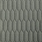 Židle jídelní, zelená látka, černý kov