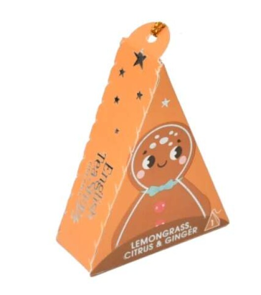 ETS Vánoční čaj pyramida Perníček - citrónová tráva, zázvor, citrus