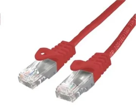 C-TECH patchcord Cat6 UTP 1 m červená (8954125015123)
