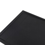 CERANO - Sprchová vanička obdélníková Lugo - SMC/minerální kompozit - černá matná - 150x90x3 CER-666166