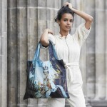 Skládací nákupní taška LOQI CECIL BEATON Queen Elizabeth II