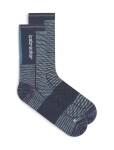 ICEBREAKER Mens Run+ Ultralight Crew Fusion Dye, Graphite Fd/Graphite/Snow velikost: 39-41,5 (S)
