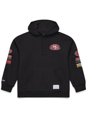 Mitchell & Ness Pánská mikina San Francisco 49ers NFL Triple Check Hoodie Velikost: XL
