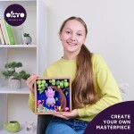 OKTO Modelování Malý svět v rámečku motiv "Netopýr" 21x21 cm, OKTO, W051114