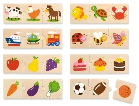 VIGA Dřevěné puzzle Souvislosti