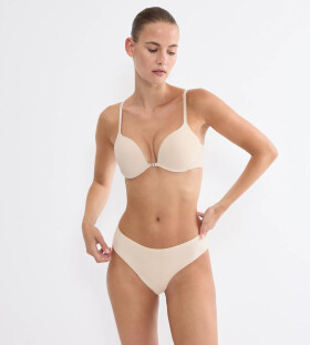 Dámská podprsenka Pure Micro WHUF - BROWN - tělová 00DL - TRIUMPH CAMEO BEIGE 85B